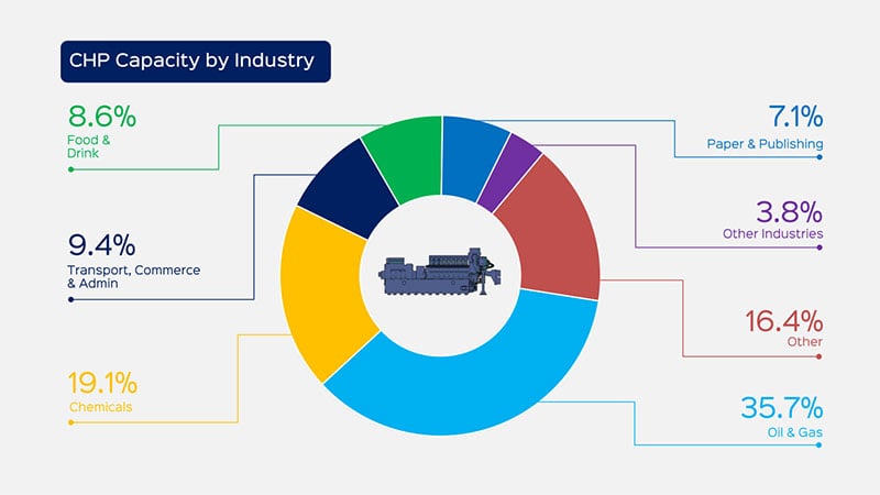UK CHP Capacity by Industry