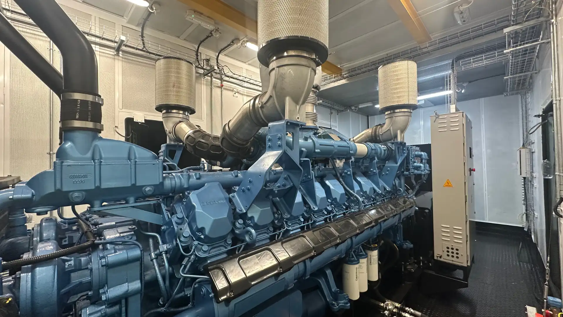 Diesel Generator within an acoustic enclosure